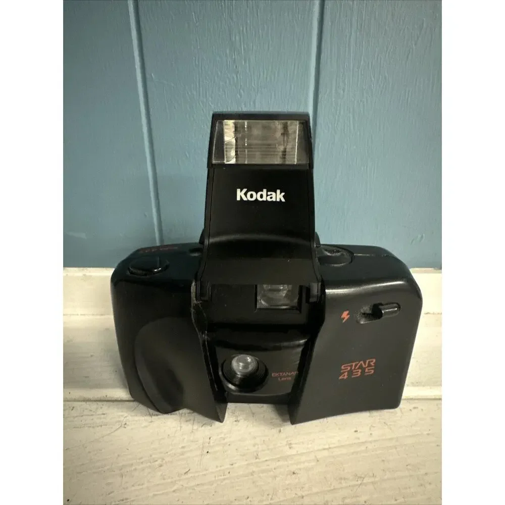 Kodak Star 435 35mm Plasticam Film‎ Point & Shoot Camera + Box & Manual Cannon